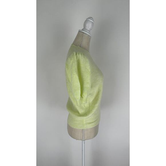 Vero Moda Women Le Fille Seafoam Green Knit Short Puff Sleeve Sweater Size M NWT - Picture 5 of 10